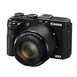 Canon PowerShot G3 X Digitalkamera - mit Ultra-Weitwinkelobjektiv (20,2 MP, 25-fach optischer Zoom, 8cm (3,15 Zoll) LCD-Touchscreen, klappbar, CMOS-Sensor, DIGIC6, WLAN) Kompakt, schwarz