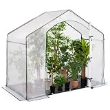 IDMarket - Winterhaus Haus 200 x 80 x 160 cm Balkon und T