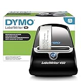 DYMO LabelWriter 450 Etikettendrucker | für bis zu 51 Etiketten/Minute | 300 dpi. Thermodirekt Etikettiergerät | USB | für LW Etiketten bis 60mm Breite, schwarz