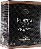 Rotwein Italien Primitivo Puglia IGT Soprano Bag in Box trocken (1x5L)