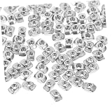 JECOMPRIS 100St T-Muttern meter die mi schraubern muttern aluprofile metr Muttereinsätze Eckwinkel aus extrudiertem Aluminium T-Nutenstein aus Aluminiumprofil T- aus Aluminium S