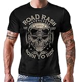 Gasoline Bandit Original Biker Racer T-Shirt: Road Rash-XL