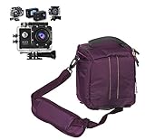 Navitech Kamera Fällen violett violett Purple - Sony X1000V / X1000VR 4K