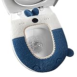fanelod Toilettensitzkissen – WC-Deckelbezug – waschbar und weich, beheizter Bezug für WC-Sitz, für Badezimmer und T
