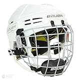 BAUER RE-AKT 100 Helm Combo Bambini, Farbe:weiss