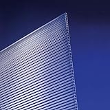 Polycarbonat Universal Stegplatten für Gewächshäuser klar 1200 x 800 x 4,5 mm