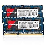 Kuesuny 16 GB Kit (2 x 8 GB) DDR3 1333 MHz Sodimm Ram PC3-10600 Arbeitsspeicher PC3-10600S 1,5 V CL9 204 Pin 2RX8 Dual-Rank Nicht-ECC ungepufferter Speicher RAM Ideal für Notebook-Laptop-Upgrade