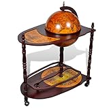 Globus-Bartisch Holz Freistehend Möbel Schränke Spirituosenschränke