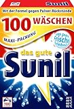 Sunil Waschmittel Vollwaschmittel aktiv Pulver für 100 Wäschen