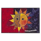 Salonloewe Rosina Wachtmeister Fußmatte Sole 50x75 cm Katzen bunt witzig Eingangs-Matte Fußabtreter waschb