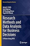 Research Methods and Data Analysis for Business Decisions: A Primer Using SPSS (Classroom Companion: Business)