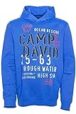 Camp David Hoody Kapuzenpullover Sweatshirt Pulli Herren Baumwolle, Farbe:blau, Herrengrößen:L