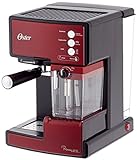Oster Prima Latte Espressomaschine mit Milchaufschäumer, 15 bar