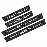 4 Stück Autotürschwellenschutz, für S-ko-da Octavia, Kratzfeste Kofferraumschutzleiste, Türeinstiegsschutz