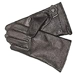 DD-Tackle BW Ziegenleder Handschuhe Leder S-M-L-XL-XXL-3XL schwarz gefüttert Bundeswehr Fingerhandschuhe Lederfingerhandschuhe (Größe: 9 (L), Schwarz)