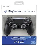 Sony Dualshock 4 Gamepad Playstation 4, Schwarz – Zubehör für Videospiele (Gamepad Playstation 4, Digital, D-pad, kabelgebunden/kabellos, Bluetooth/USB)