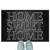 JUNIWORDS Fußmatte, Home Sweet Home (1000897), 75 x 50 cm, mit Gummirand