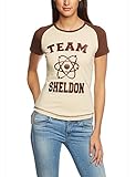Coole-Fun-T-Shirts T-Shirt Team Sheldon Base Big Bang Theory, braun, S, 10800_Braun_BASEGIRLY_GR.S