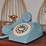 KJHD Retro Drehzifferblatt Telefon Antik verdrahtet Continental Telefon Dekoration