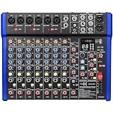 E-Lektron B628-DSP Live Mischpult 6-Kanal + Stereo AUX, BLuetooth, MP3 USB-Interface und Effekt-Prozessor (B628-DSP)