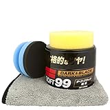 SOFT99 Black & Dark Wax +DFT Auftragspuck & Microfasertuch