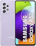 Samsung Galaxy A52 Smartphone ohne Vertrag 6.5 Zoll Infinity-O FHD+ Display, 128 GB Speicher, 4.500 mAh Akku und Super-Schnellladefunktion, violet, 30 Monate Herstellergarantie [Exklusiv bei Amazon]