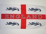 AZ FLAG Flagge England 4 LÖWEN 150x90cm - ENGLISCHE Fahne 90 x 150 cm - flaggen Top Qualität