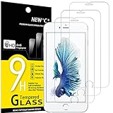 NEW'C 3 Stück, Panzer Schutz Glas für iPhone 6 Plus, iPhone 6s Plus, Frei von Kratzern, 9H Härte, HD Displayschutzfolie, 0.33mm Ultra-klar, Ultrabeständig