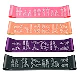 Amonax Fitnessbänder Resistance Bands Set, Theraband, Widerstandsbänder, Gymnastikband, Trainingsbänder Terra Band Wiederstandsband für Sport Fitness Geräte, Calisthenics, Kraftraining, Home Gym