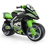 INJUSA - Laufrad Kawasaki Winner XL Nicht-Elektrisch, mit offizieller empfohlener Markenlizenz für Kinder + 3 Jahre mit breiten Rädern und Tragegriff