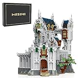 MISINI 033010 Mittelalterliche Riesenburg Klemmbausteine, 8603 Teile modular Buildings aufgebauter Groß Technik Hausbausatz, MOC Baustein Modell für Erwachsene und Jugendliche, kompatibel mit Lego