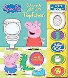 Peppa Pig - Schorsch geht aufs Töpfchen - Mein Klo-Soundbuch - Pappbilderbuch mit Klospülung und 8 Geräuschen - Peppa Wutz: Tönendes Buch