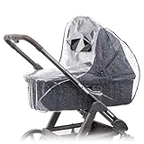 Zamboo Universal Komfort Regenschutz für Kinderwagen/Babywannen - gute Luftzirkulation, Sichtfenster mit Vordach, Schadstofffrei