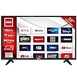 RCA iRV32H3 Fernseher 32 Zoll (80 cm) Smart TV mit Netflix, Prime Video, Rakuten TV, DAZN, Disney+, YouTube, UVM, WiFi, Triple-Tuner DVB-T2 / S2 / C, Dolby Audio, 2023