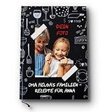 Rezeptbuch, Kochbuch selber schreiben, mit deinem Bild auf dem Cover! 46 Rezepte, 17x24 cm