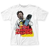 Texas Chainsaw Massacre - - Herren Illustration taillierten T-Shirts, XX-Large, White