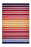 Esprit Home I Moderner Kurzflor Teppich - Läufer aus Wolle für Wohnzimmer, Flur, Schlafzimmer I Colour Range I Gelb Orange Rot Pink Lila Blau I (170 x 240 cm)