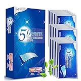 White Stripes, Bright White Teeth Whitening Strips, Professional Teeth Stain Removal, Efficiently Removes Tough Stains, Teeth Whitener for Home Use (28 Pcs)