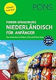 PONS Power-Sprachkurs Niederländisch für Anfänger: Der Intensivkurs mit Buch, CDs und Online-Tests
