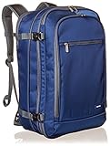 Amazon Basics Handgepäck Reiserucksack, mit Tragegriff und Schultergurt, 25+10L, 1,7kg Eigengewicht, Marineblau