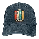 Gymini The Best Summer California.Adjustable Baseball Caps Denim Hats Retro Cowboy Hat Cap