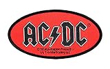 AC/DC Aufnäher - Oval Logo Patch - Gewebt & Lizenziert !!