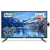 Cello C3220FDE 32' (80 cm Diagonale) HD Ready LED TV mit intergiertem DVD Player Neues 2021 Modell
