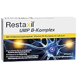 Restaxil® UMP B-Komplex - Hochwertiges Nahrungsergänzungsmittel mit Uridinmonophosphat, gesamten Vitamin B-Komplex mit u.a. Vitamin B12 und Folsäure - 30 Kapseln