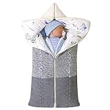 Petyoung neugeborenes Baby Wickeldecke Multifunktions-Kinderwagen Wrap Schlafmatte dicken warmen Schlafsack für Jungen Mädchen 0-12 Monate