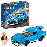 LEGO 60285 City Sportwagen, Rennauto mit abnehmbaren Dach, Rennwagen-Spielzeug für Mädchen und Jungen ab 5 Jahre