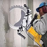 5000-W-Toroid-Elektro-Betonsäge, 11,4-Zoll-Betonsäge Elektrisch, Geschwindigkeit 2200 U/Min, 29 Mm Schnitttiefe, Mit Intelligenter Verbindungswasserpumpe, 3 Sägeblätter, Sägeblattdurchmesser 400 M