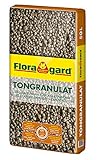 Floragard Blähton Tongranulat zur Drainage - Hydrokultursubstrat - für Pflanzkästen, Kübel oder Töpfe - 50 L