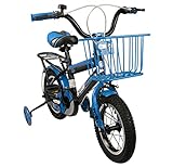 Zerimar Kinderfahrräder 3-11 Jahre | Fahrräder für Jungen und Mädchen | Fahrradräder und Korb | Citybike für Kinder | 12, 16, 18 und 20 Zoll Fahrräder | 18 Zoll Blaue Farbe