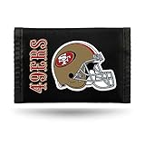 Rico Industries NFL San Francisco 49ers Nylon-Geldbörse, dreifach gefaltet, Nylon, dreifach faltbar